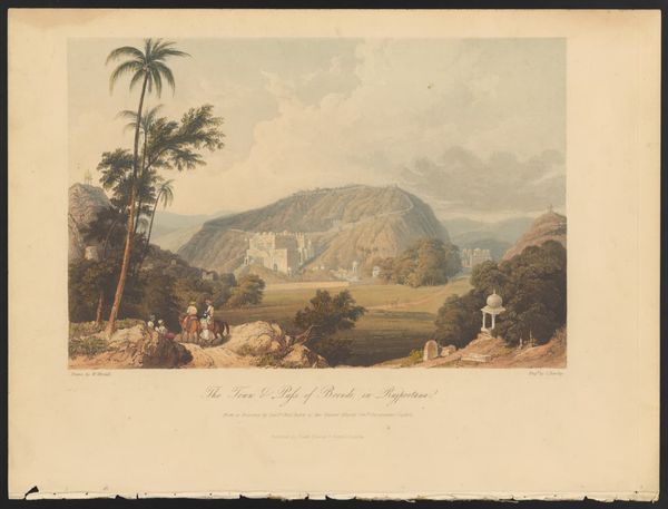 The town & pass of Boondi, in Rajpootana