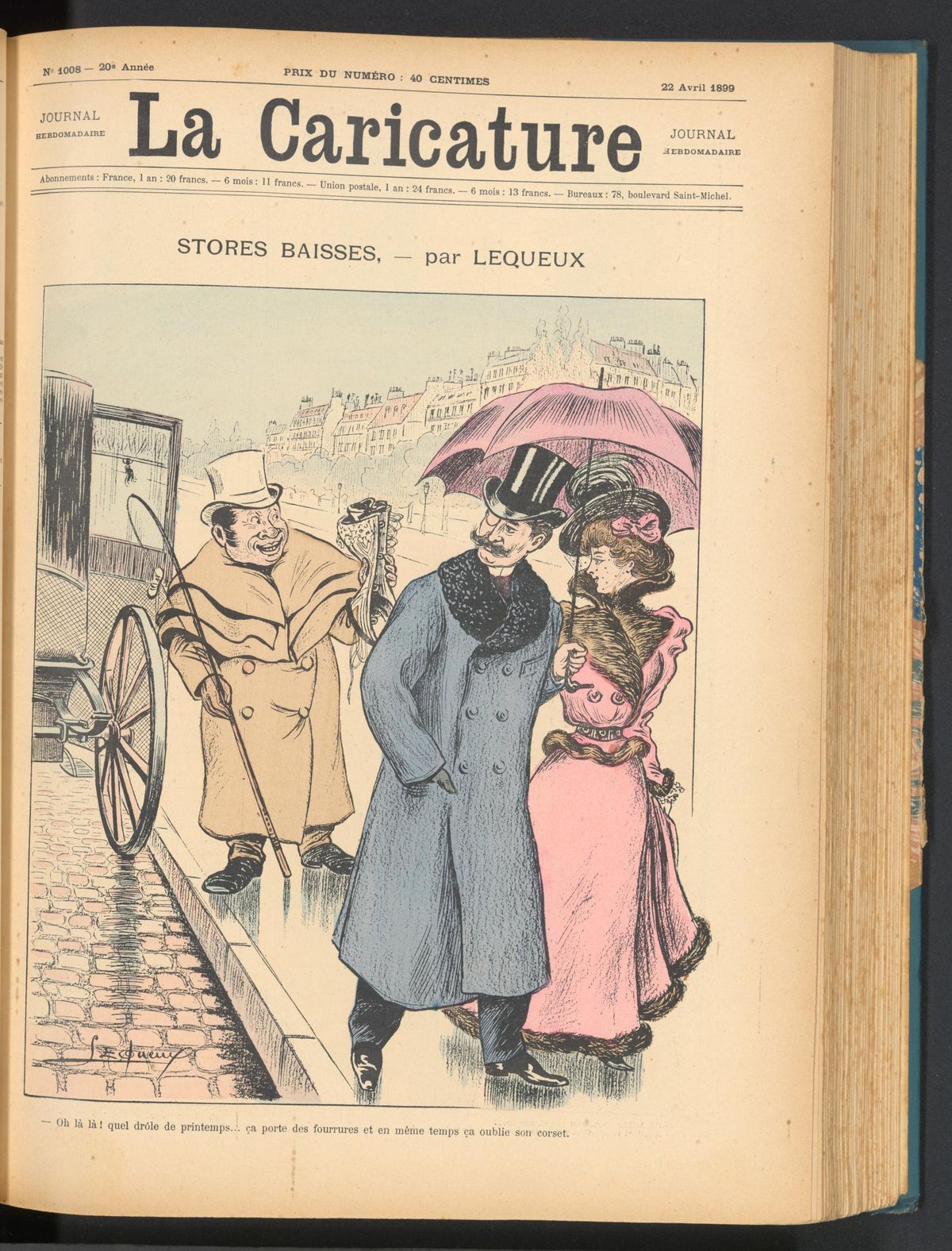 La Caricature (1880-1893, 1899; Albert Robida, founding editor 