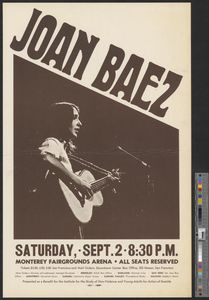Joan Baez, Monterey Fairgrounds Arena, September 2 - Digital